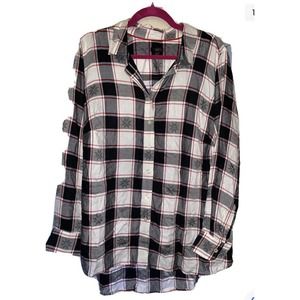 TALBOTS 2X NWOT Snowflake Plaid Shirt $84.50 Multiple Sizes Available!